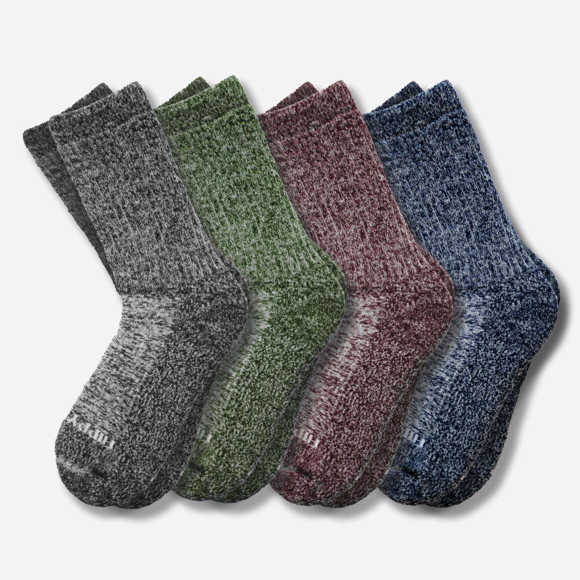 Merino Wool Marled Crew Socks 4-pack (SMALL)