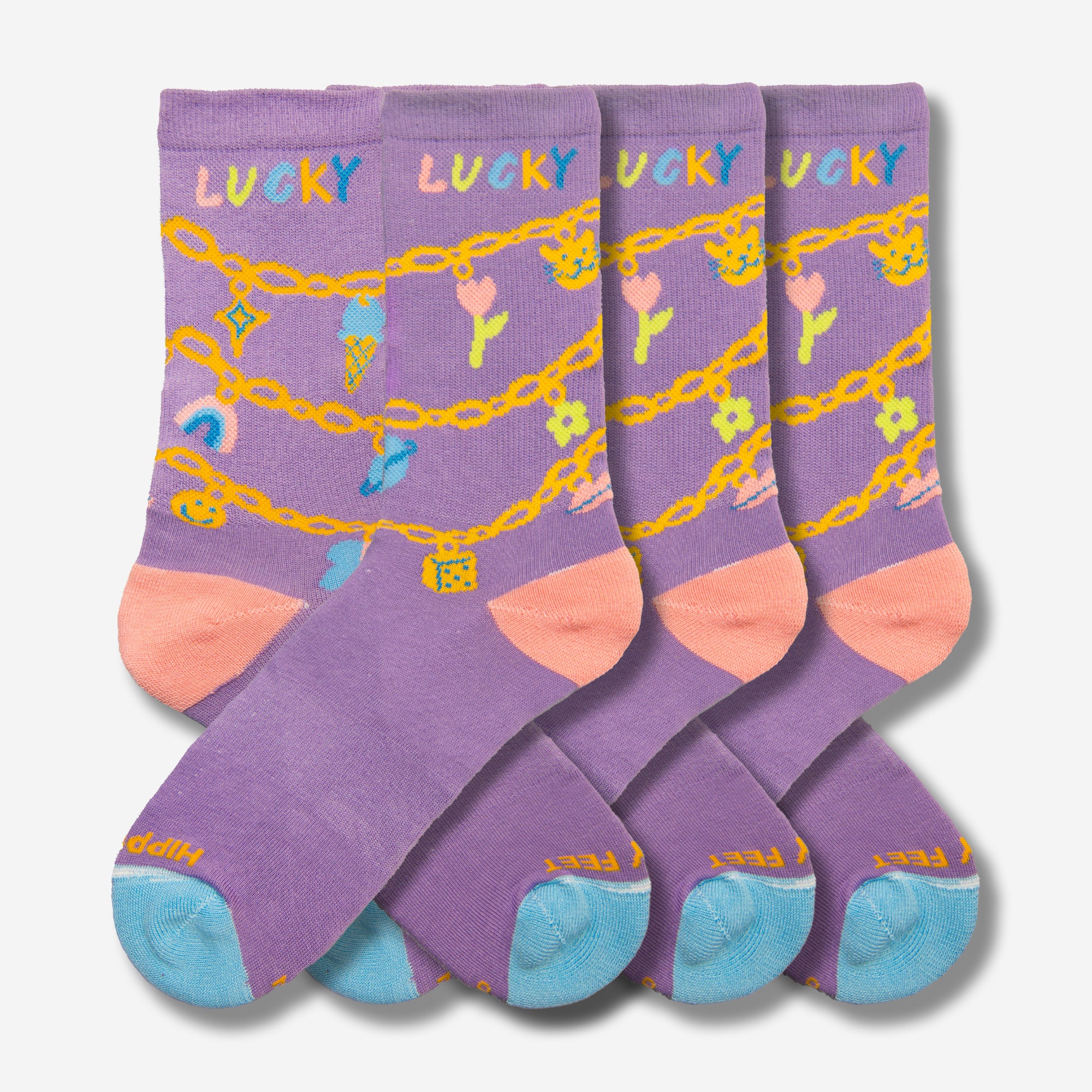 Lucky Crew Socks 3-Pack by Violet Clair