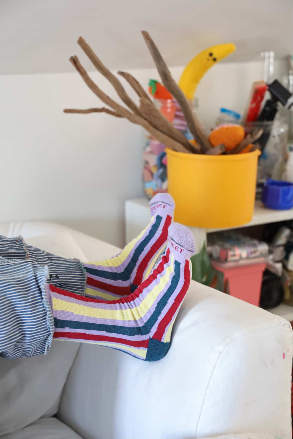 Stripe Socks by Ashley Mary