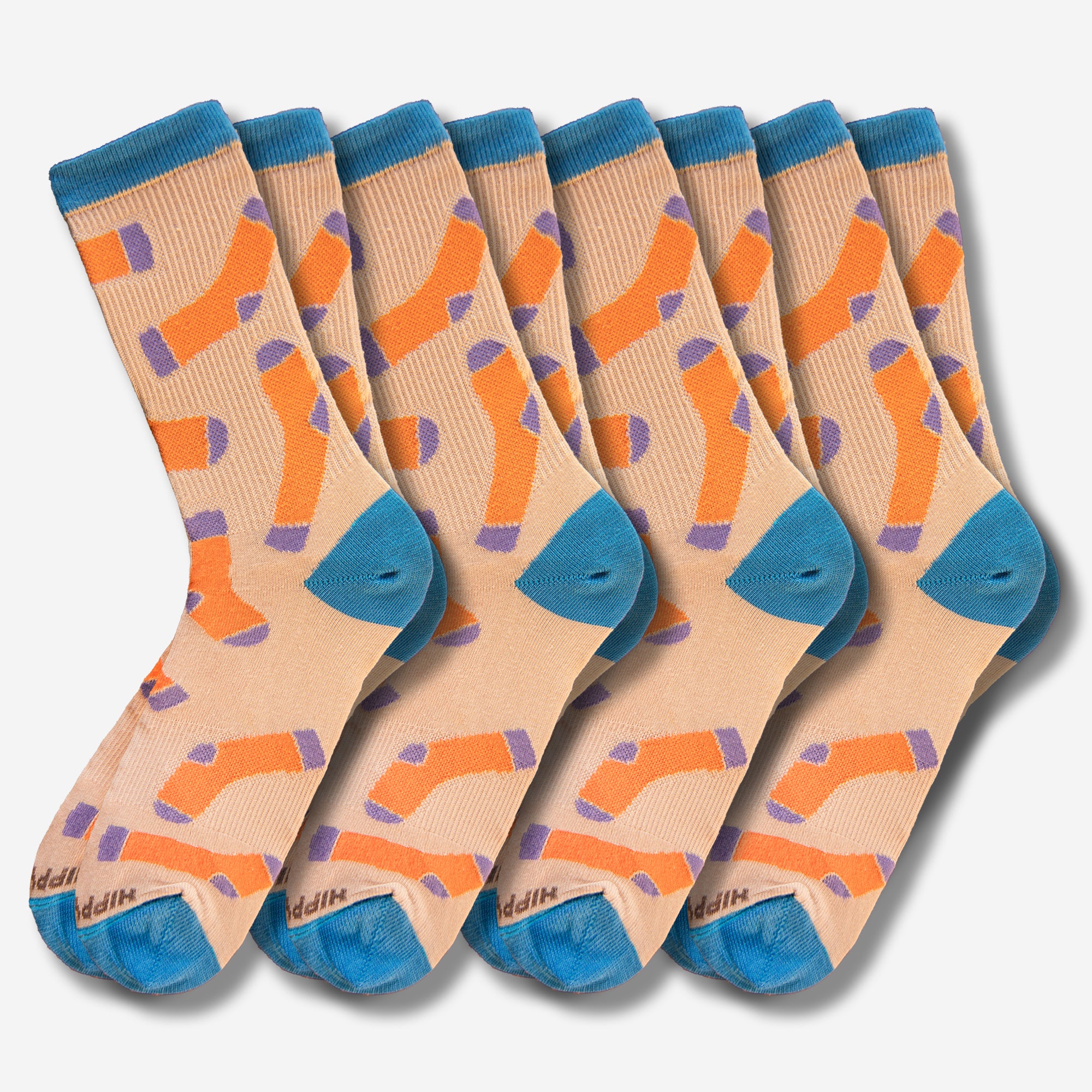 Socks on Socks - 4-Pack Crew Socks by Allison McKeen