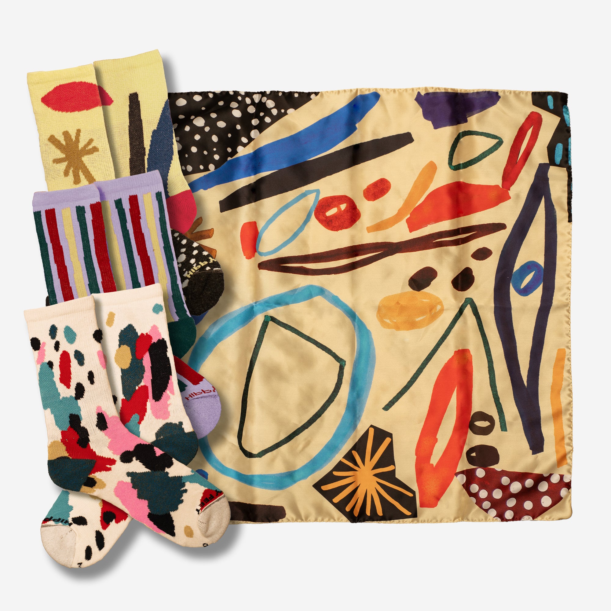 Socks and Scarf by Ashley Mary - Complete Set