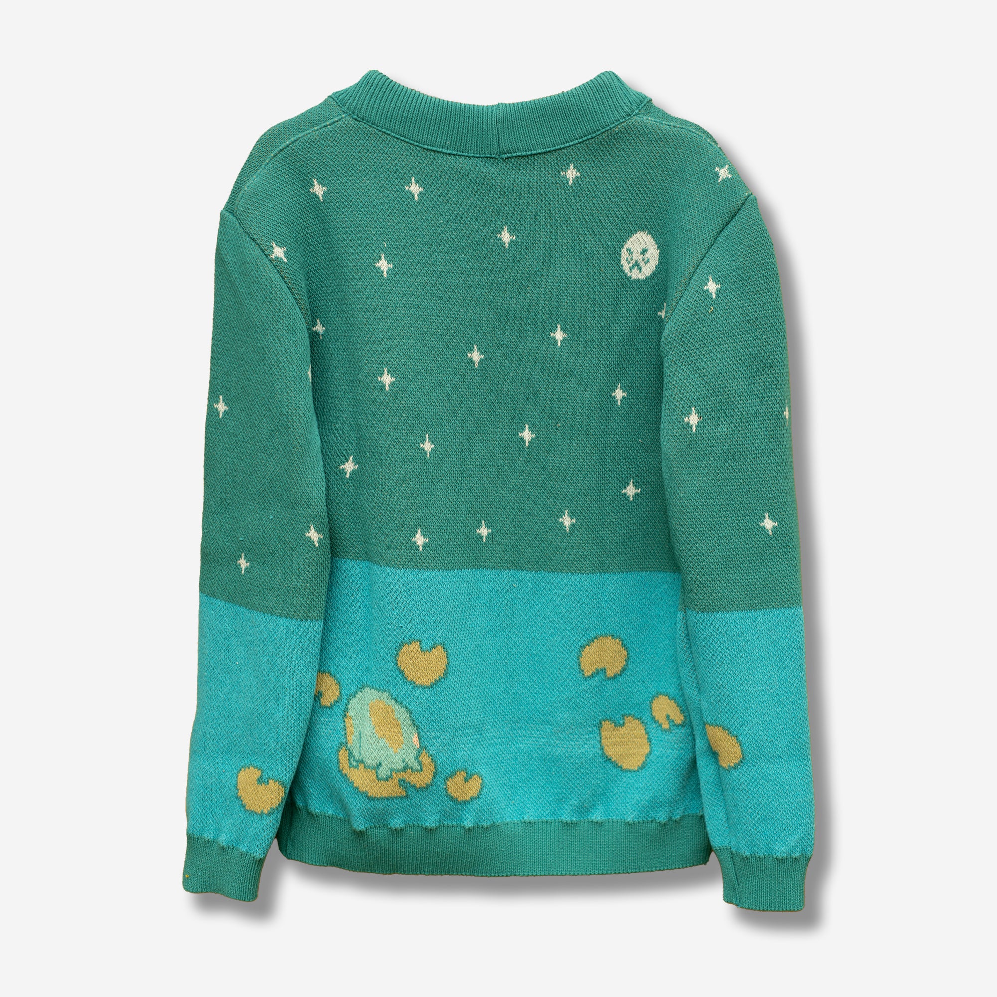 Angy Frog on the Pond Cardigan