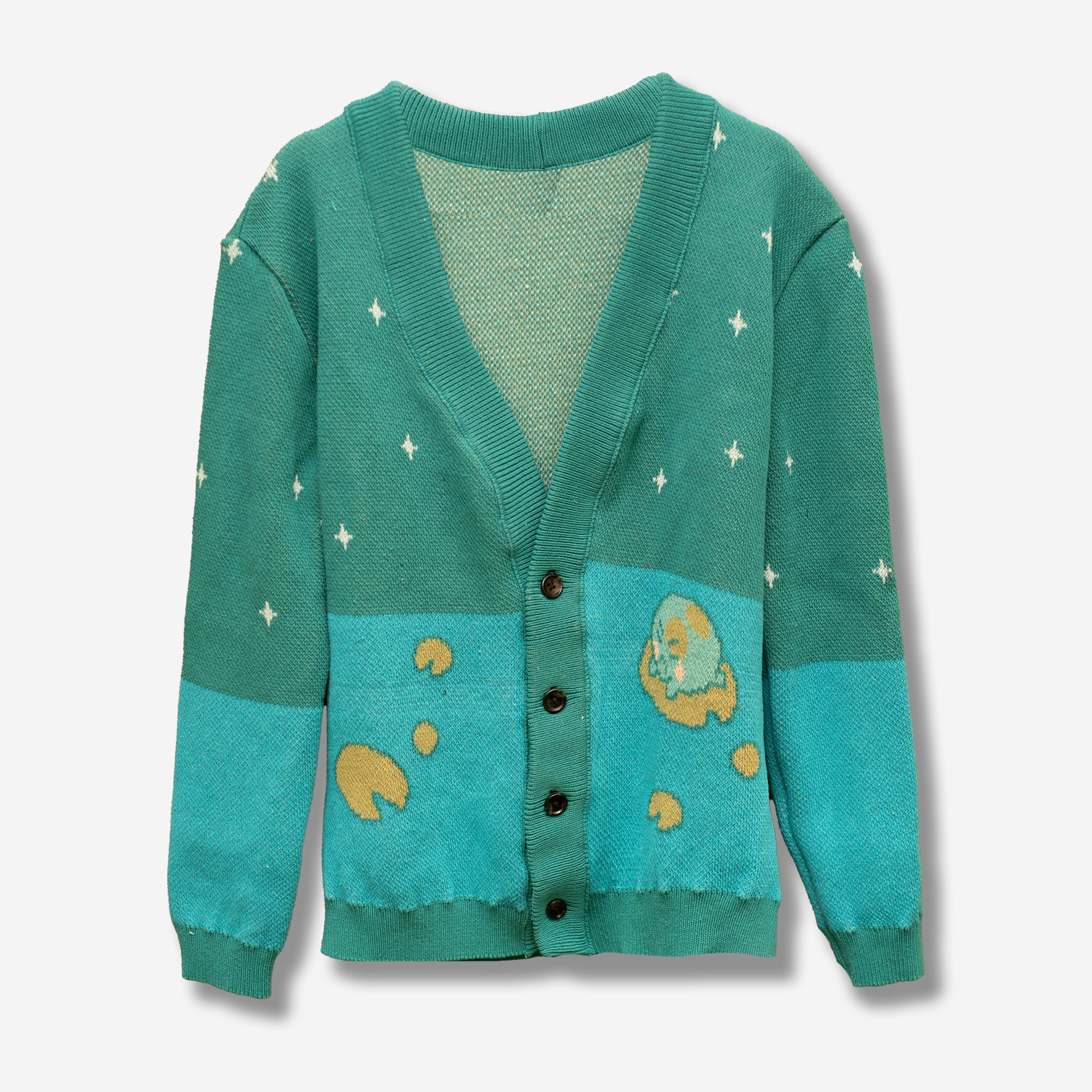 Angy Frog on the Pond Cardigan