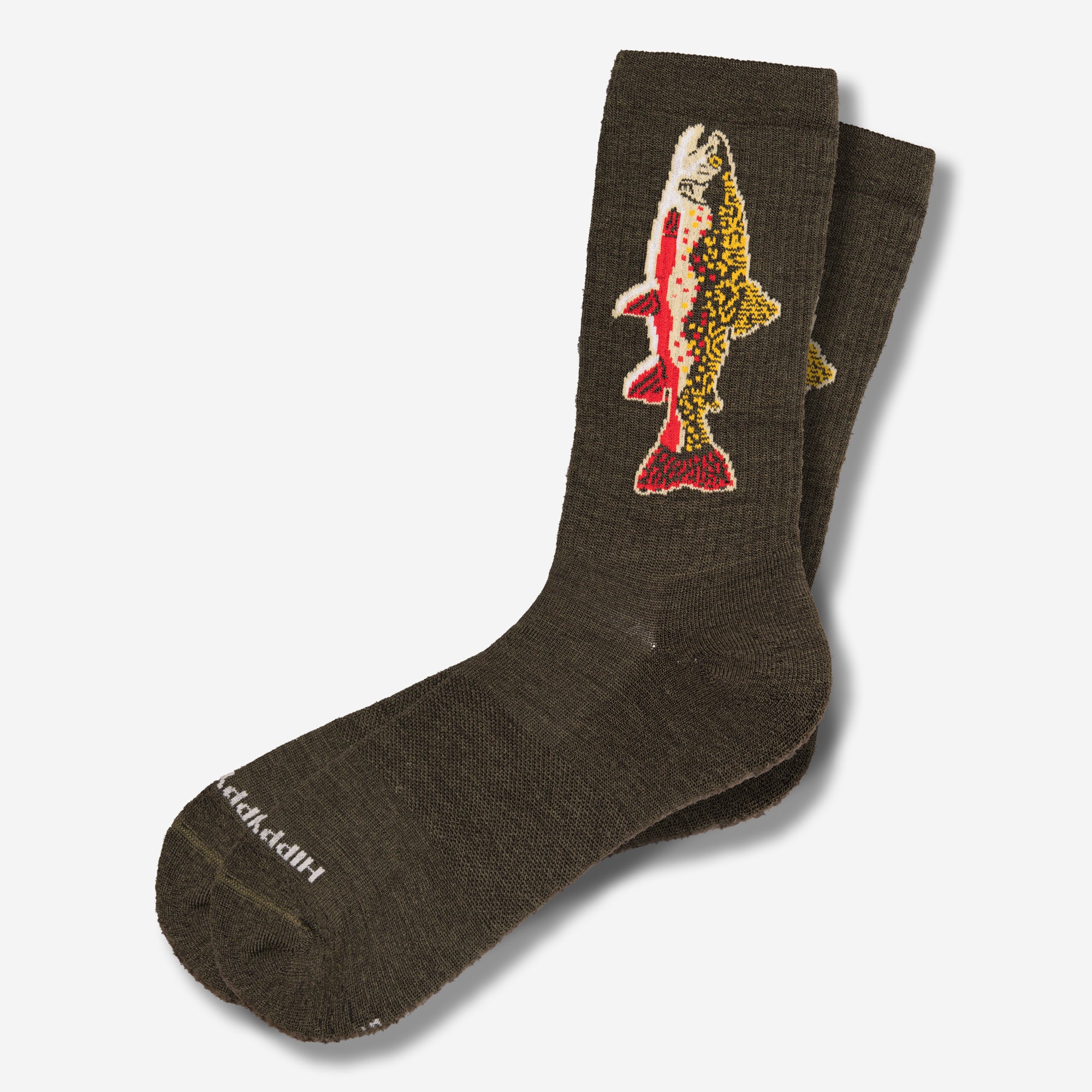 Merino Wool Native Brook Trout Hiking Crews