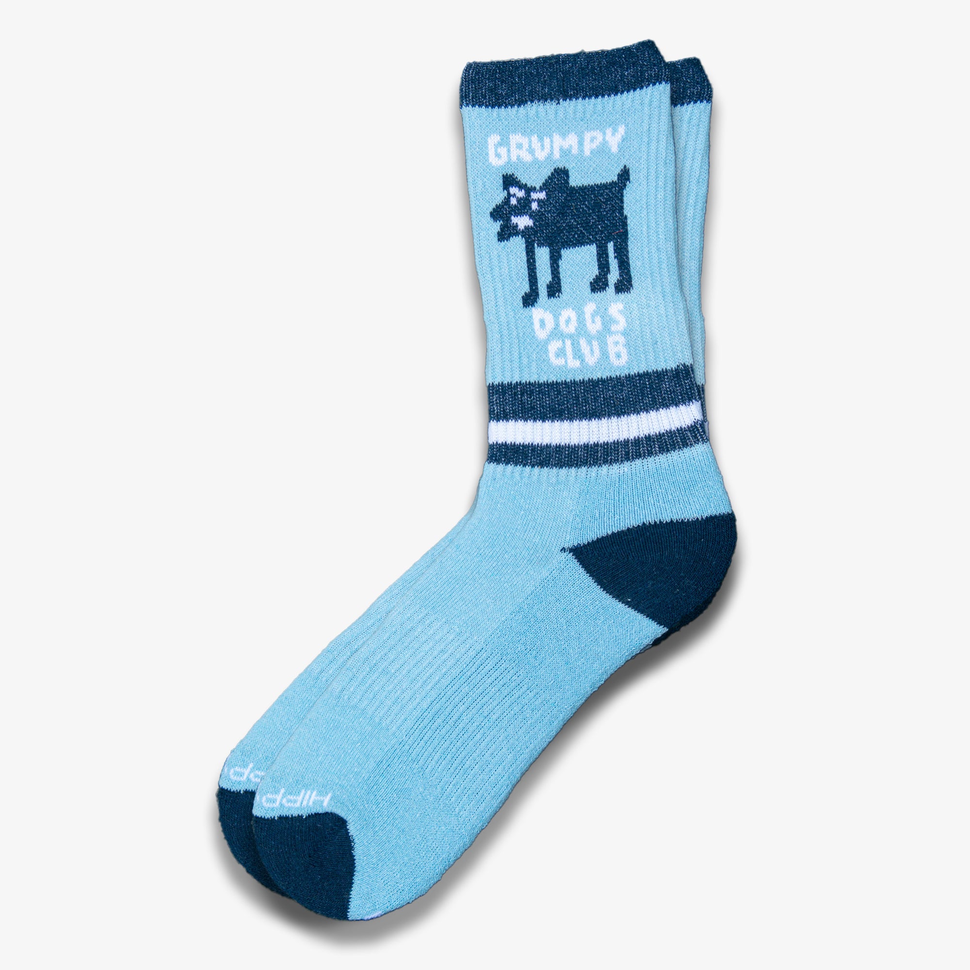 @andrecaceresg Grumpy Dog Socks - Sky Blue