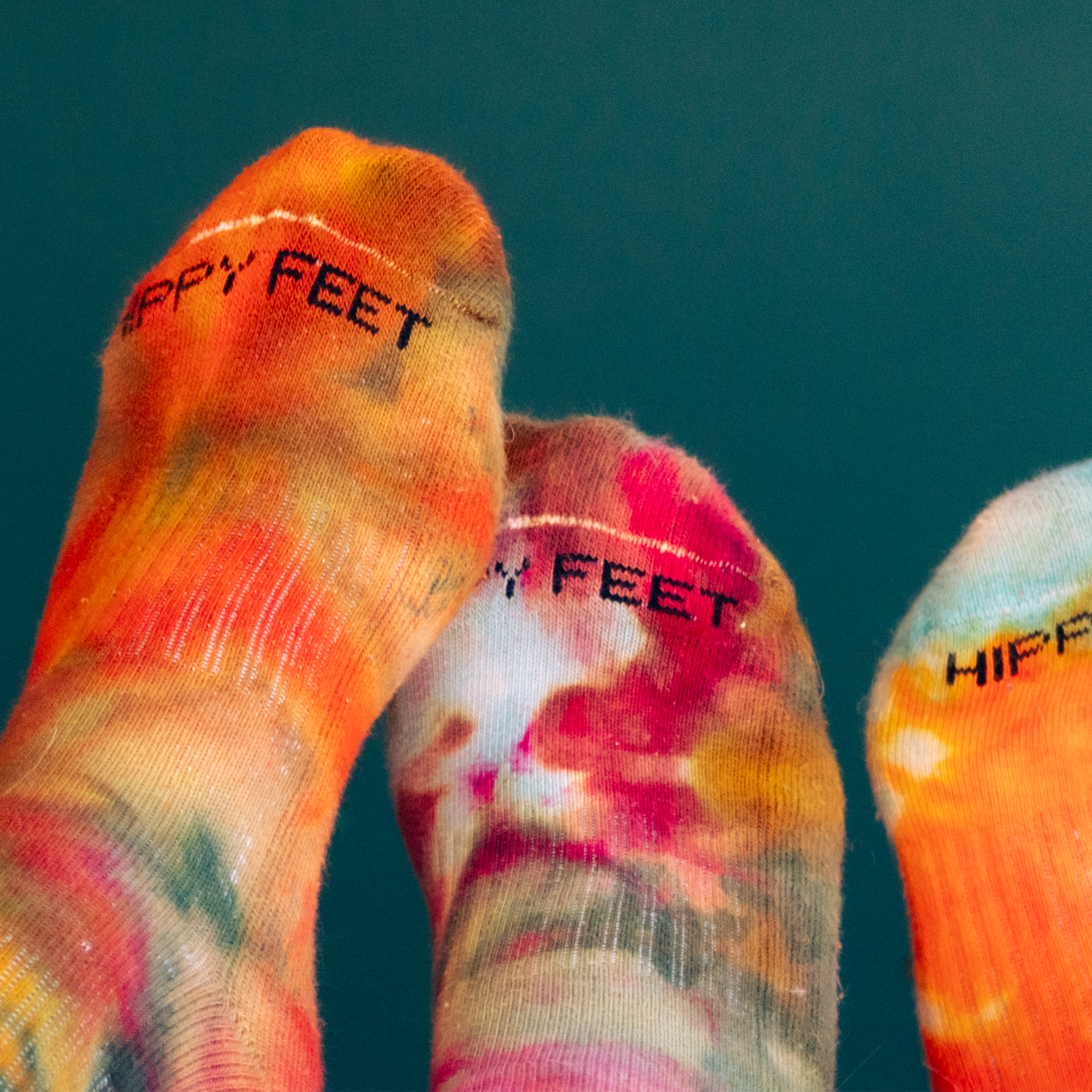 LittleBig x Hippy Feet Ice-Dyed Crews