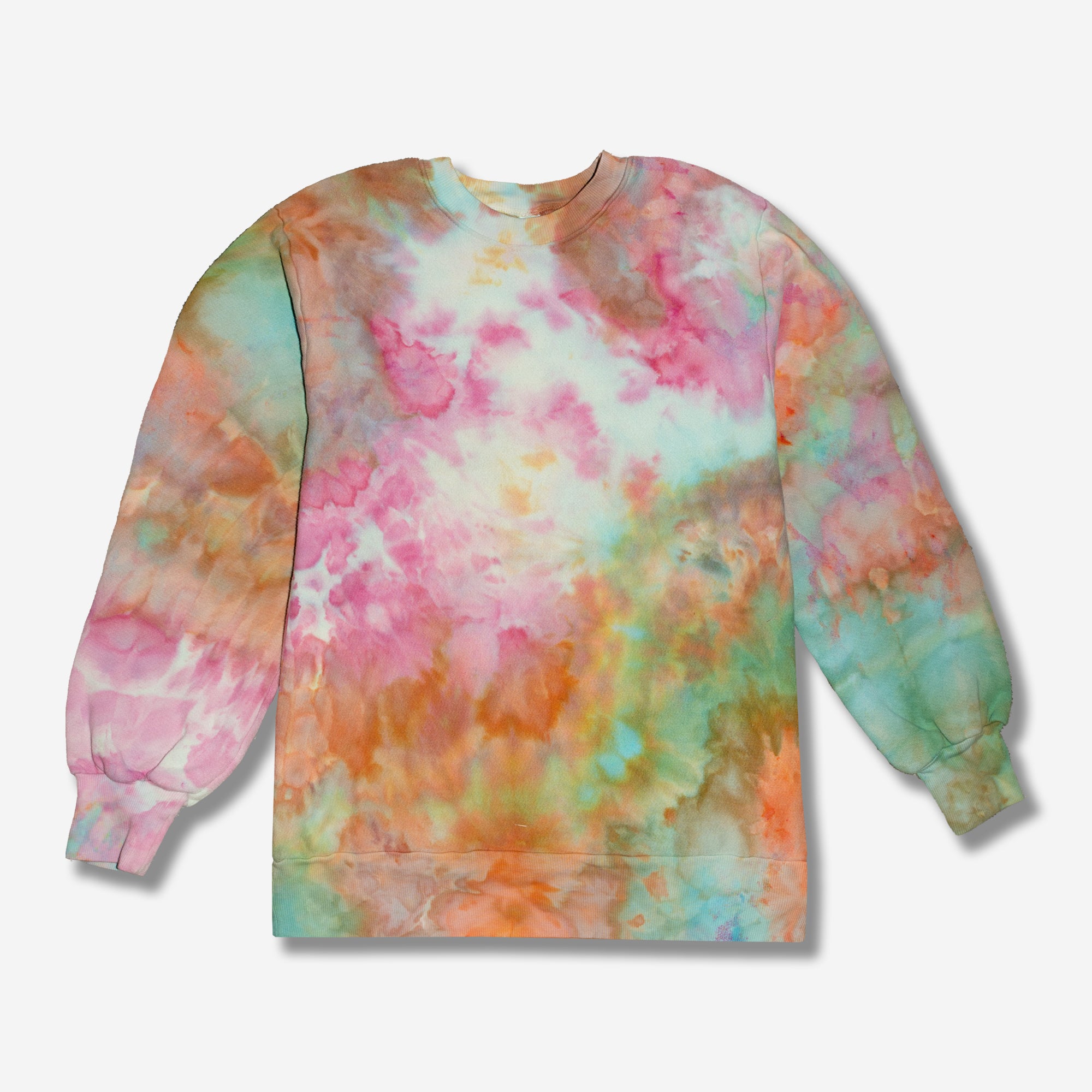 LittleBig x Hippy Feet Ice-Dyed Pullover Sweater