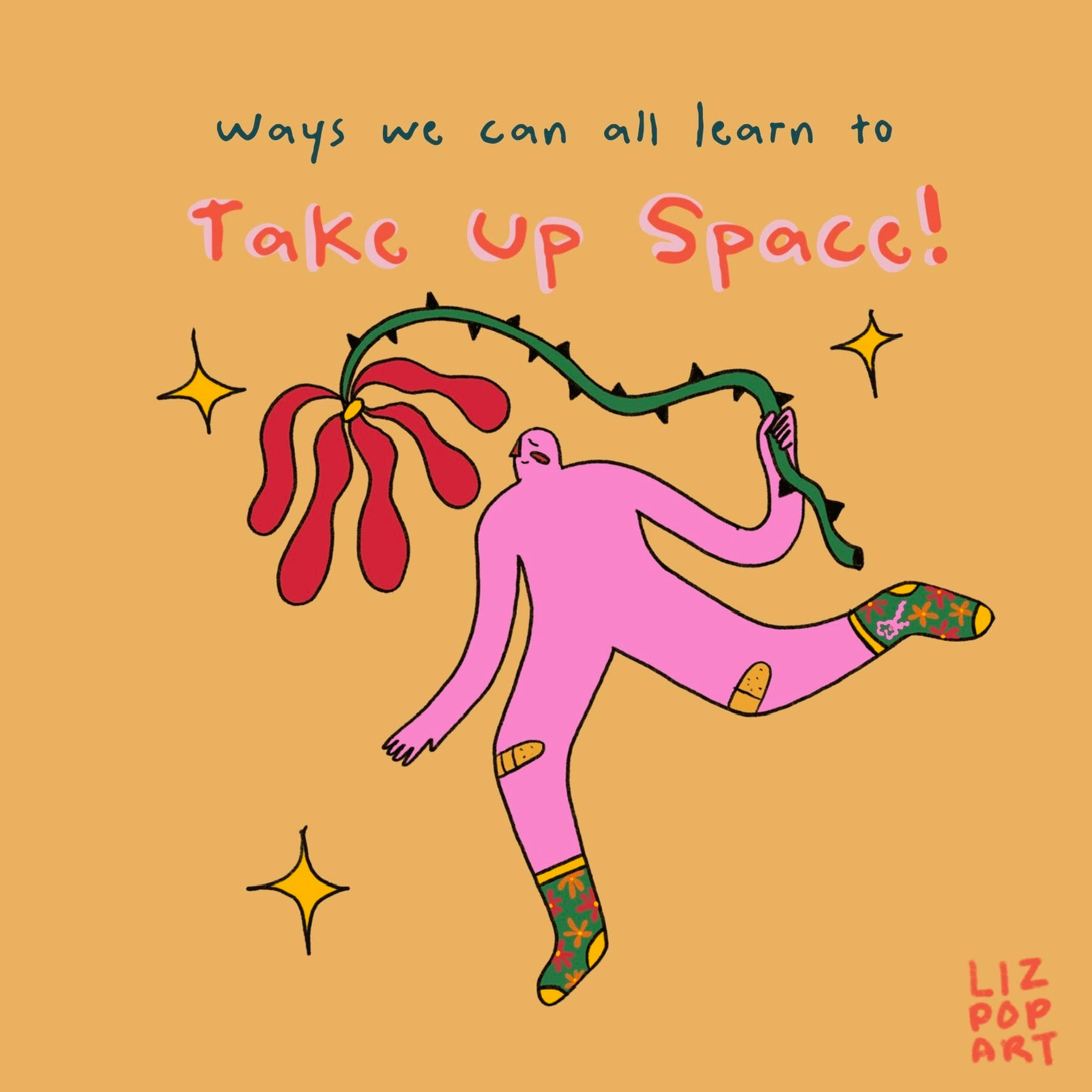 Liz Pop Art - Take Up Space Crews