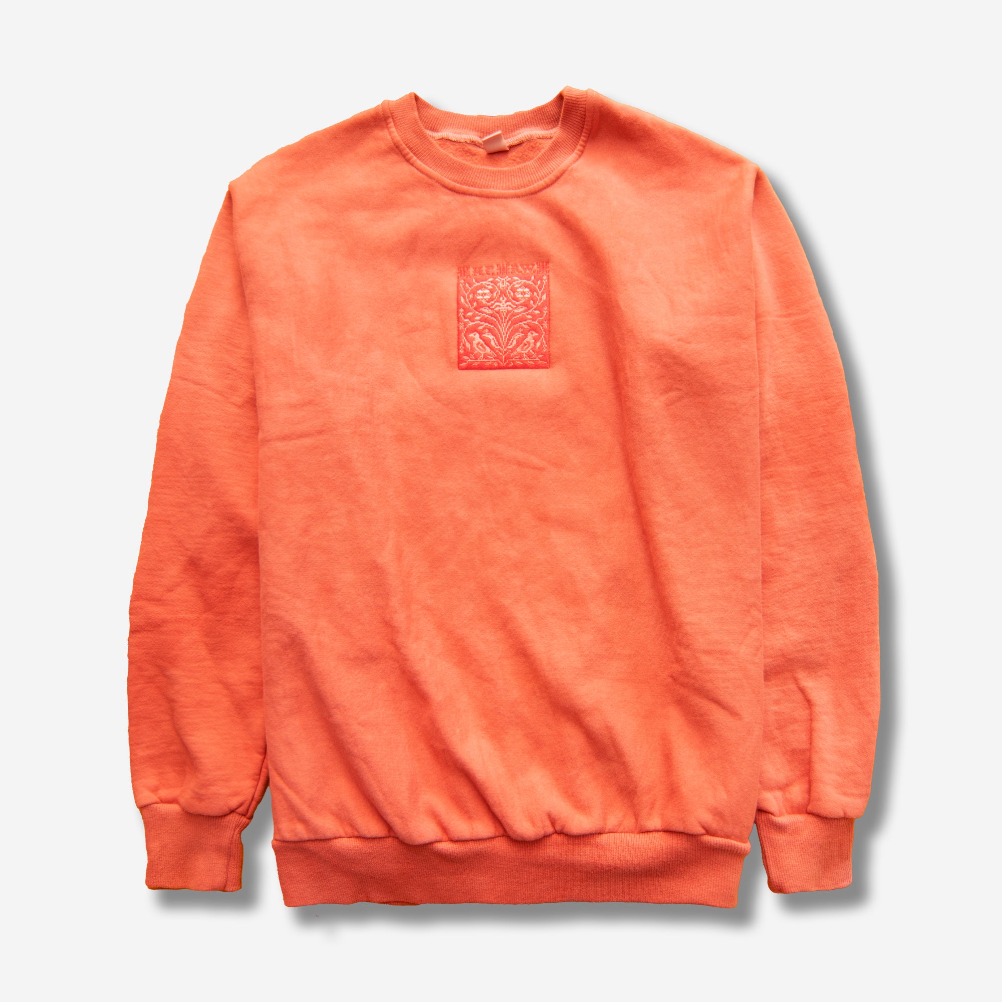 Foraged Natural-Dye Embroidered Sweater by Rubinski Works