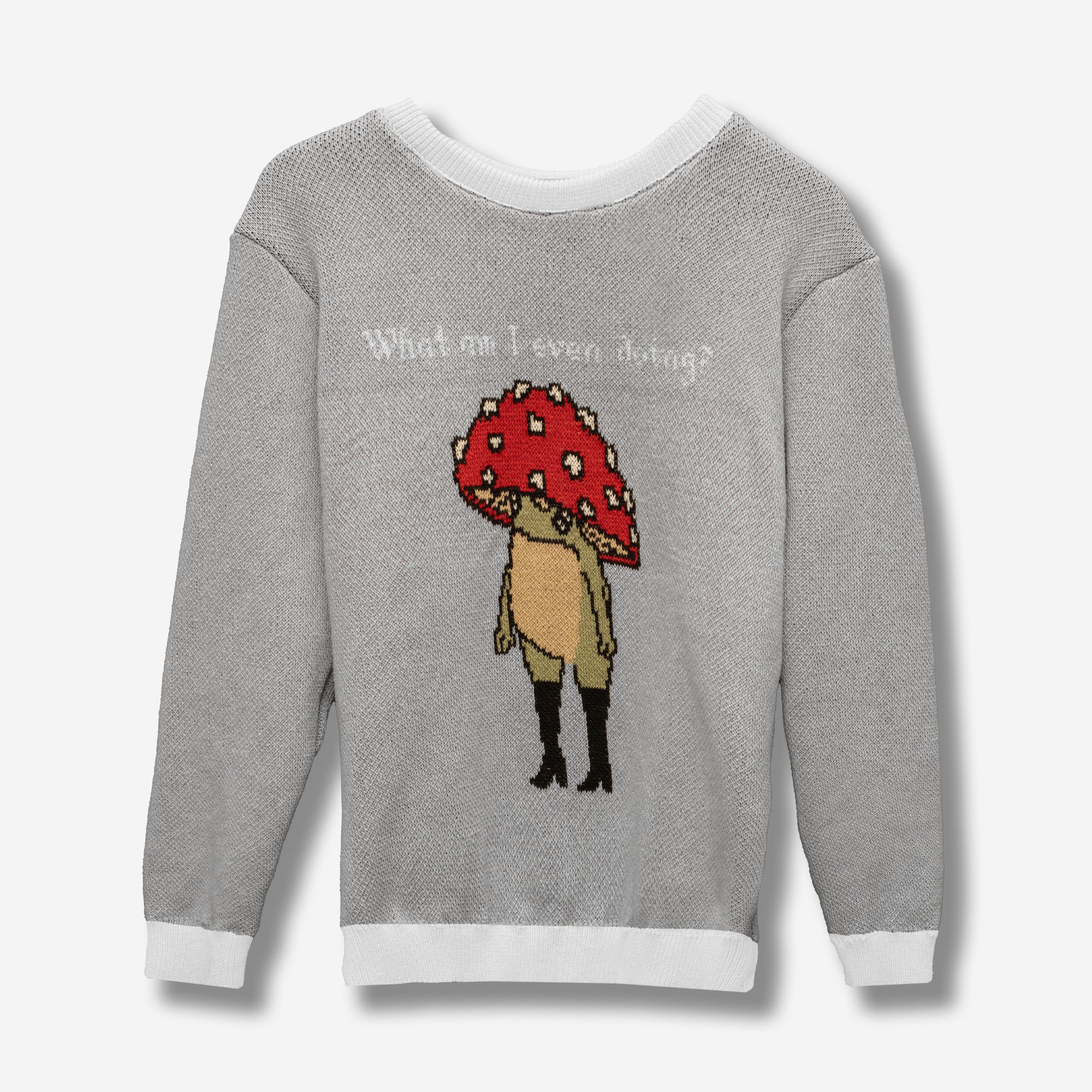 "What am I even doing?" The Little Frog Sweater