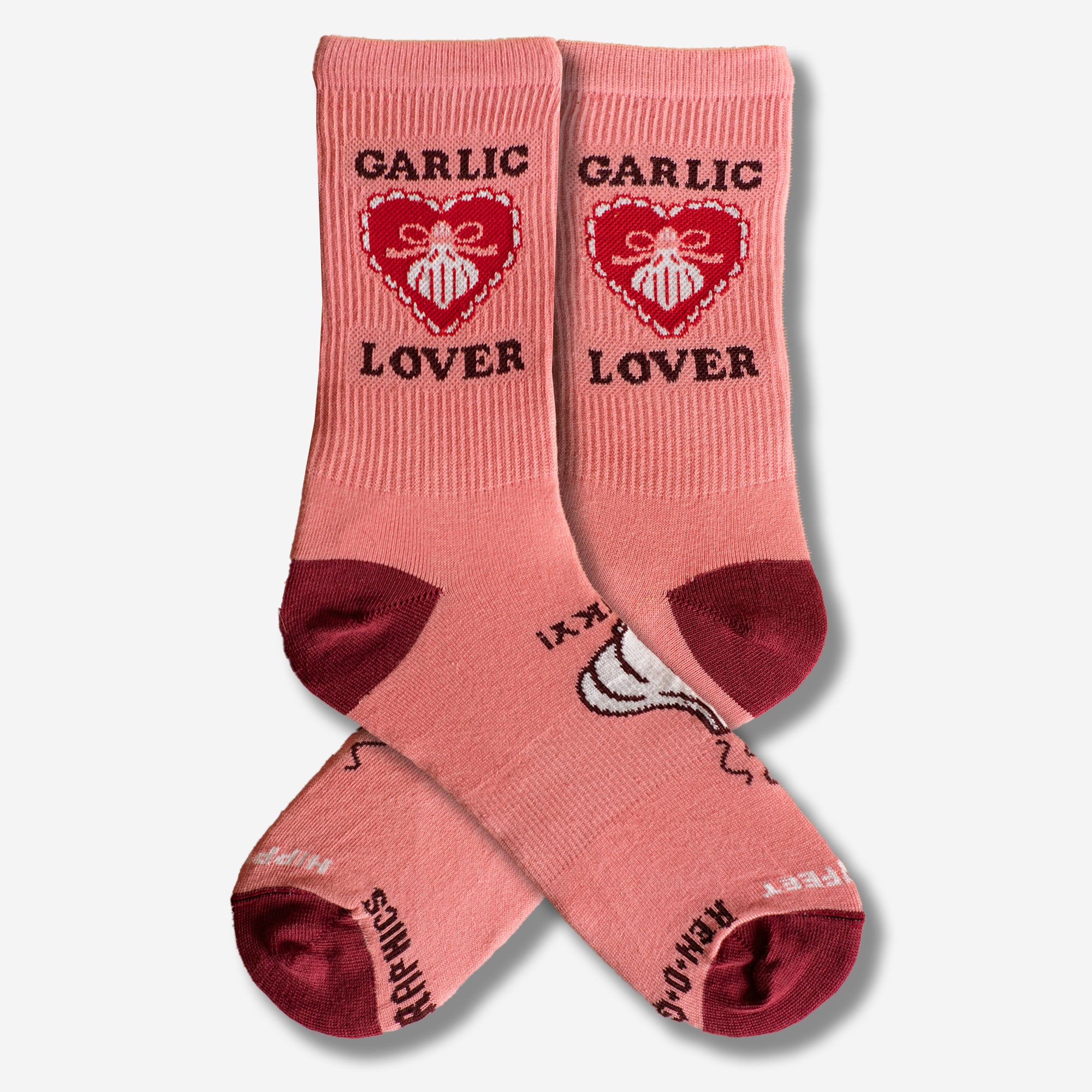 Garlic Lover Crews - Pink - @renographics