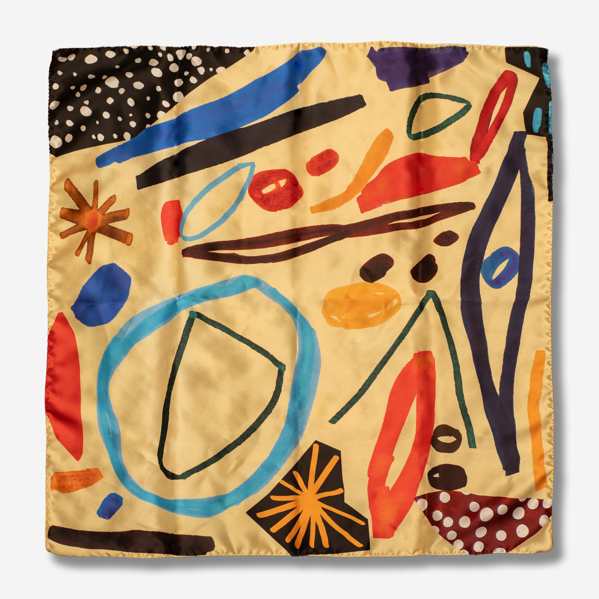 Italian Silk Scarf by Ashley Mary Art