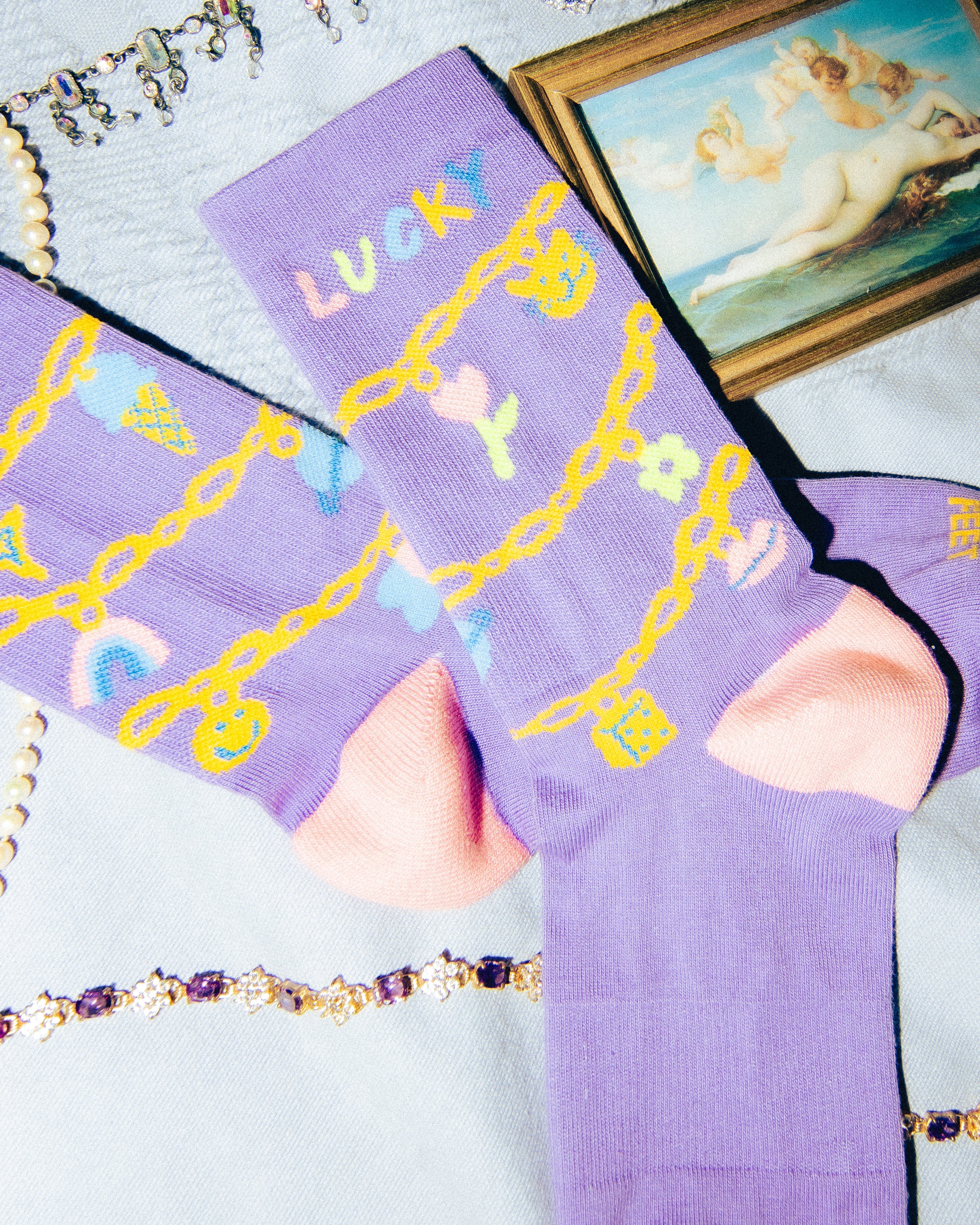 Lucky Crew Socks by Violet Clair