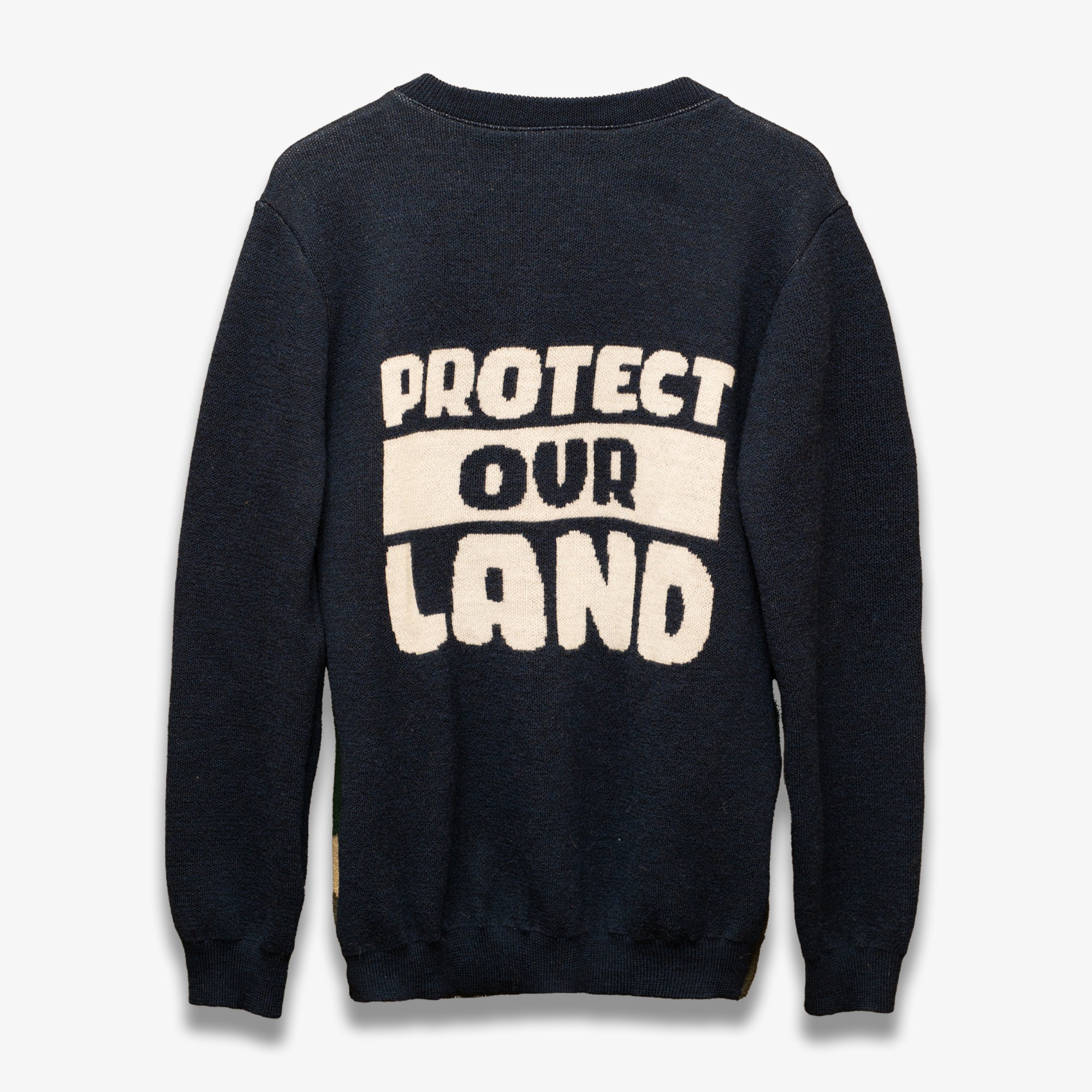 "Protect our Land" Merino Wool Moose Sweater