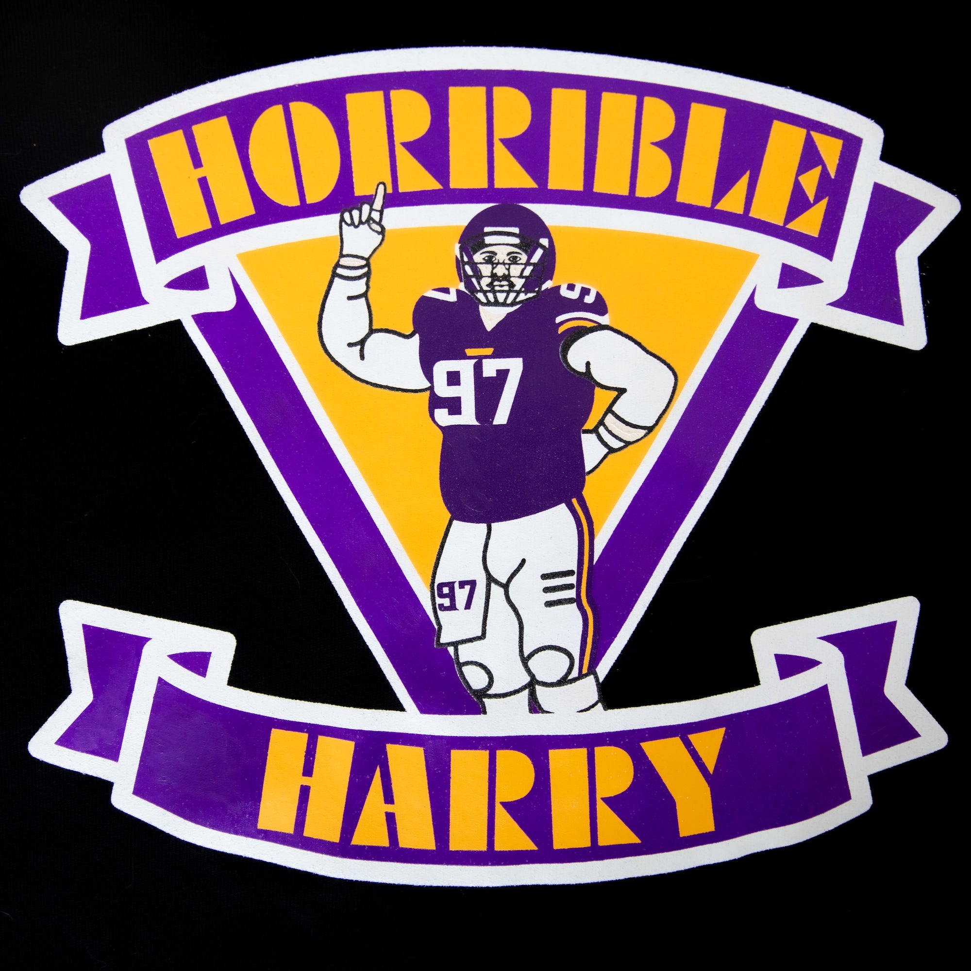 "horrible harry" design graphic