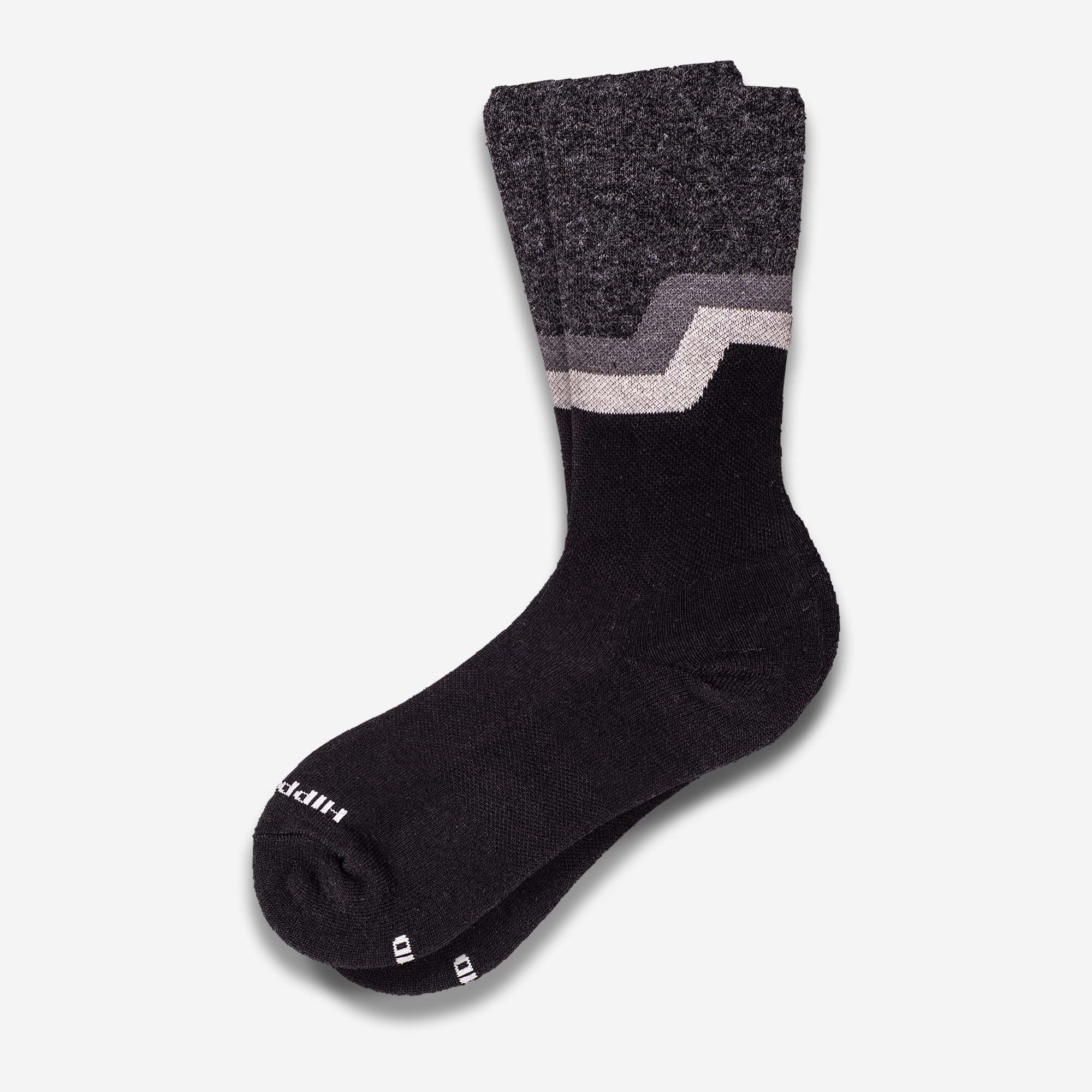 Black Merino Hiking Socks