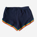 rainbow trimmed navy shorts