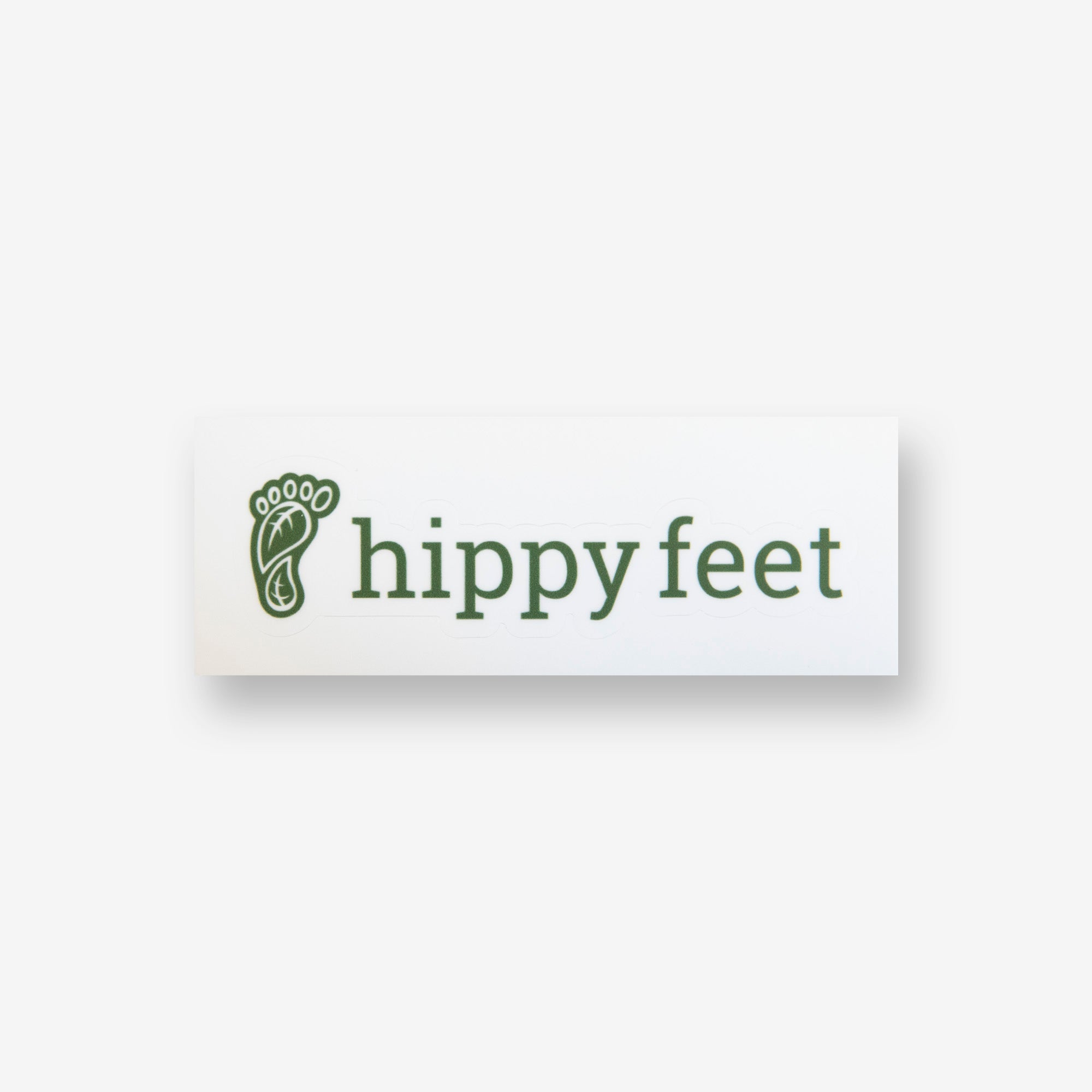 Hippy Feet logo sticker